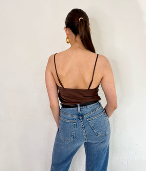 Rae Top in Coffee Bean
