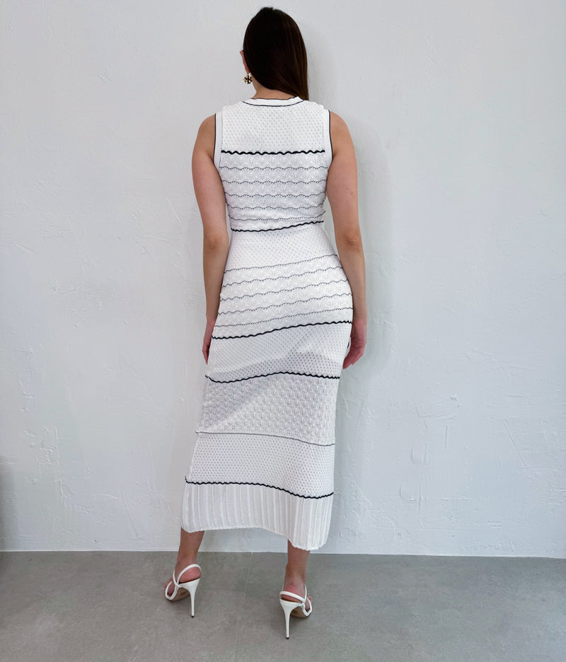 Novie Dress in White