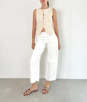 Romy Jeans in Off White
