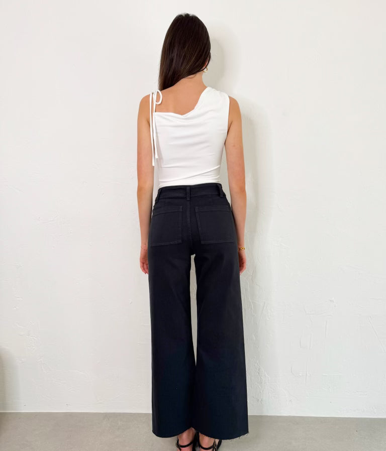 Nina Pants in Faded Navy