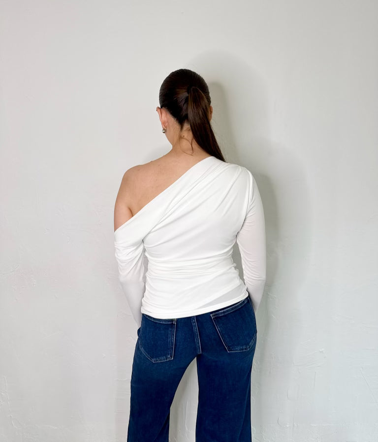 Sadie Top in Off White