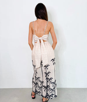 Ella Dress in Beige