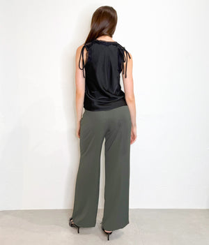 Aideline Pants in Dark Olive