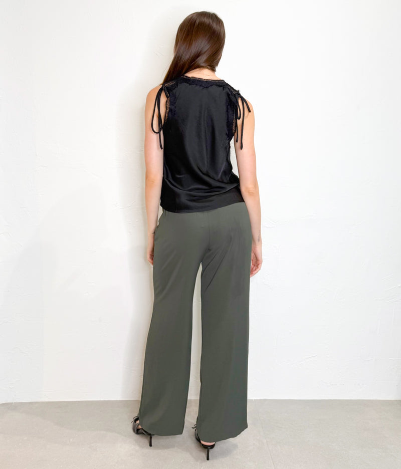 Aideline Pants in Dark Olive