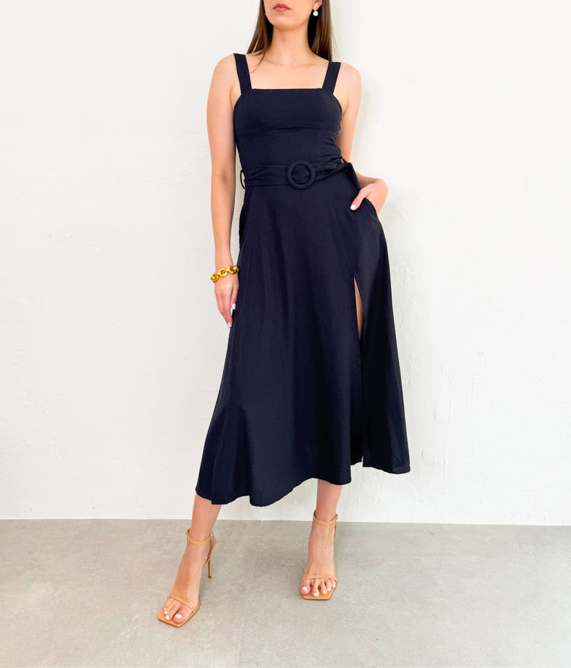 Misha Dress in Navy