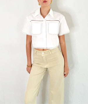 Ellie Top in Off White