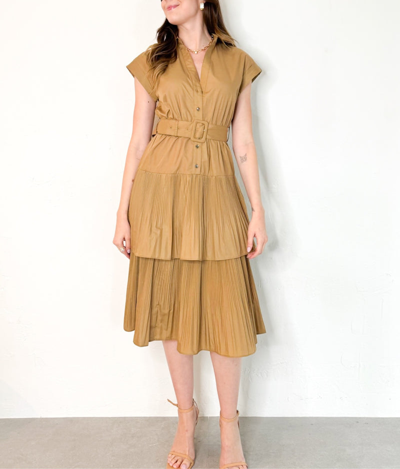 Aaliyah Dress in Latte