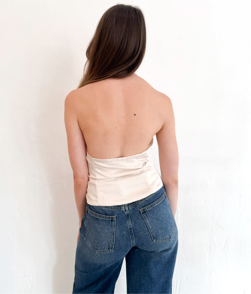 Rubie Top in Ivory