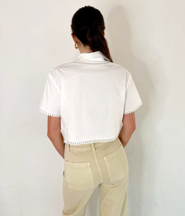 Ellie Top in Off White