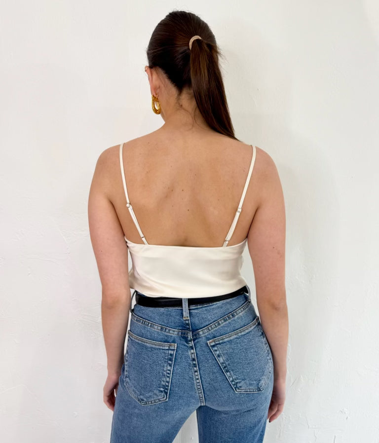 Rae Top in Ivory