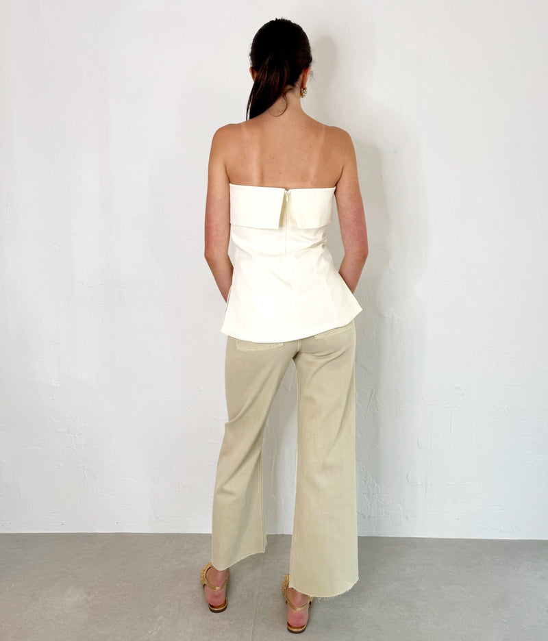 Linette Top in Cream