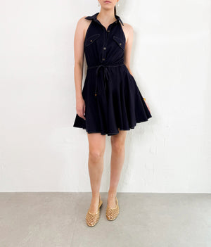 Lila Dress in Navy