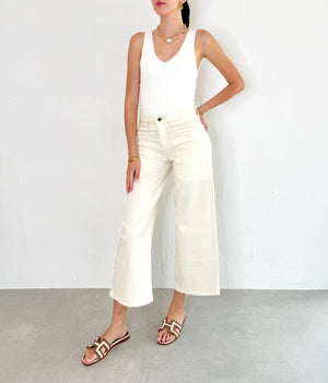 Lily Jeans in Off White