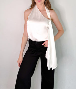 Daisy Top in White