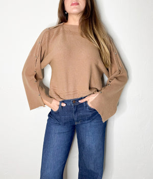 Ali Sweater in Wood Smoke