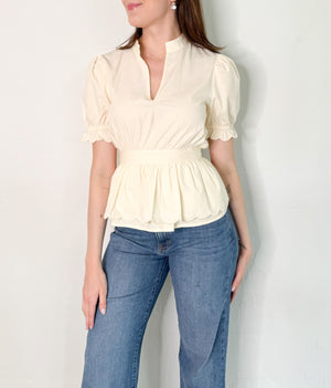 Viviana Top in Cream