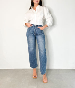 Paris Jeans in Rhinestones