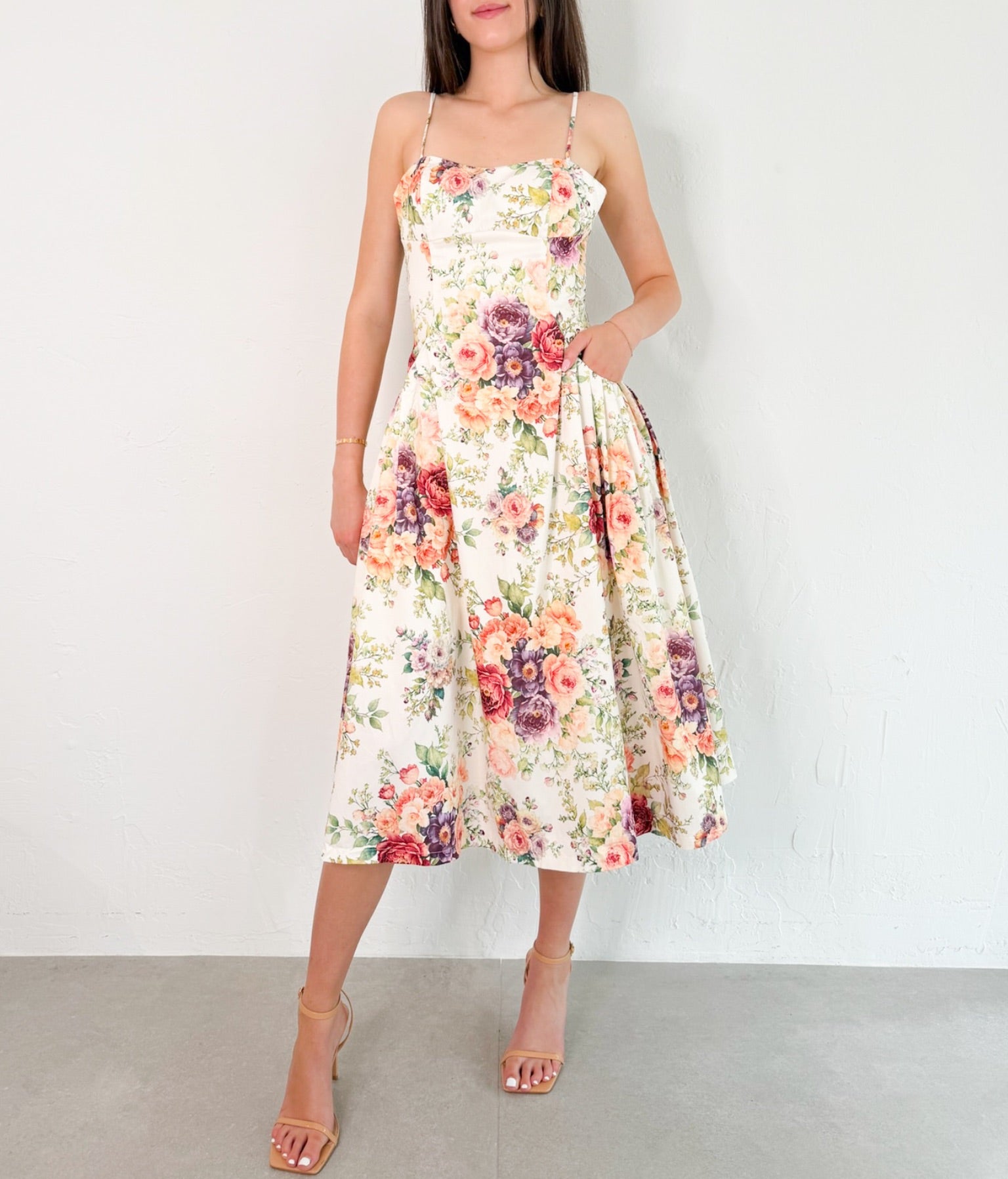 odette midi dress Saltwater Luxe Women's Odette Midi Dress