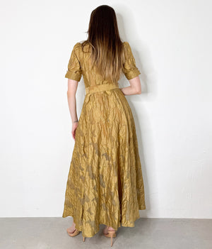 Maize Dress in Gold