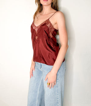 Layla Top in Burgundy