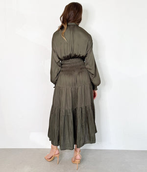 Evie Dress in Olive