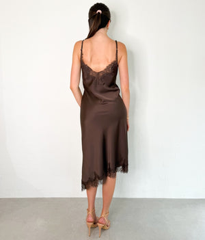 Eliana Dress in Coffee Bean