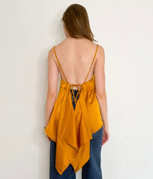 Gemma Top in Gold