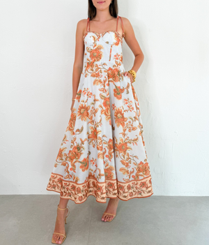 Delina Dress in Cream