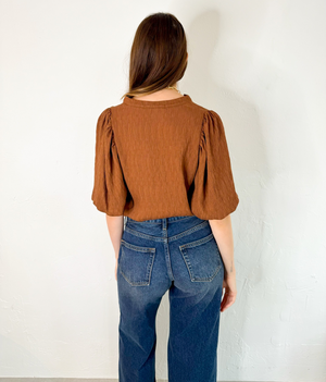 Lauren Top in Brown