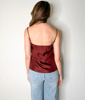 Layla Top in Burgundy