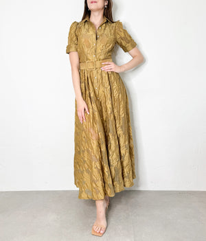 Maize Dress in Gold