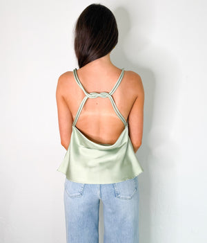 Veronica Top in Sage