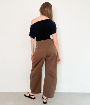 Rue Pants in Dark Truffle
