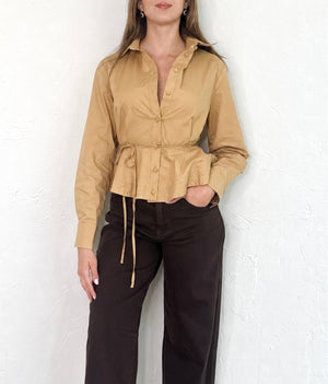 Alessia Top in Tan