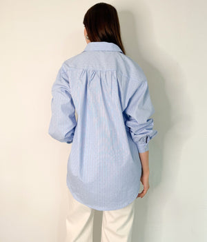 Alison Blue Striped Shirt