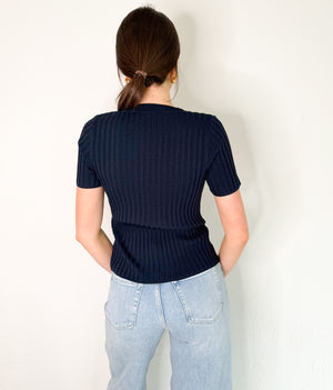 Amari Top in Navy