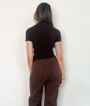 Brianna Top in Dark Chocolate