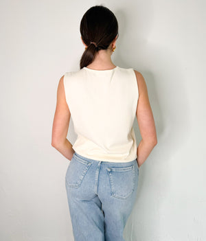 Emily Top in Cream