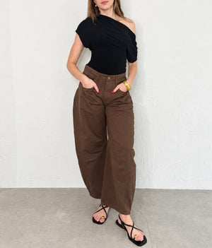 Rue Pants in Dark Truffle
