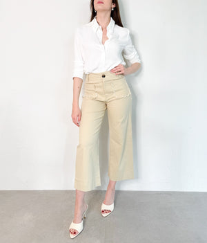 Crystal Pants in Bone