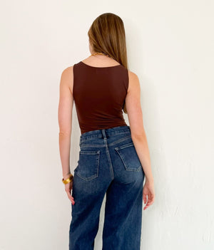 Vanessa Bodysuit in Brown