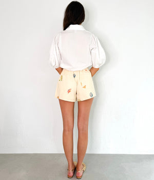 Zoe Shorts in Cream