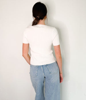 Amari Top in Ivory