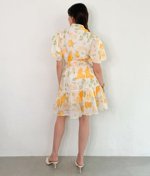 Viola Dress in Lemon