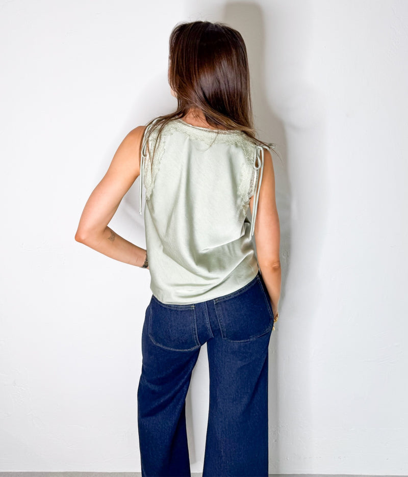 Amelia Top in Sage