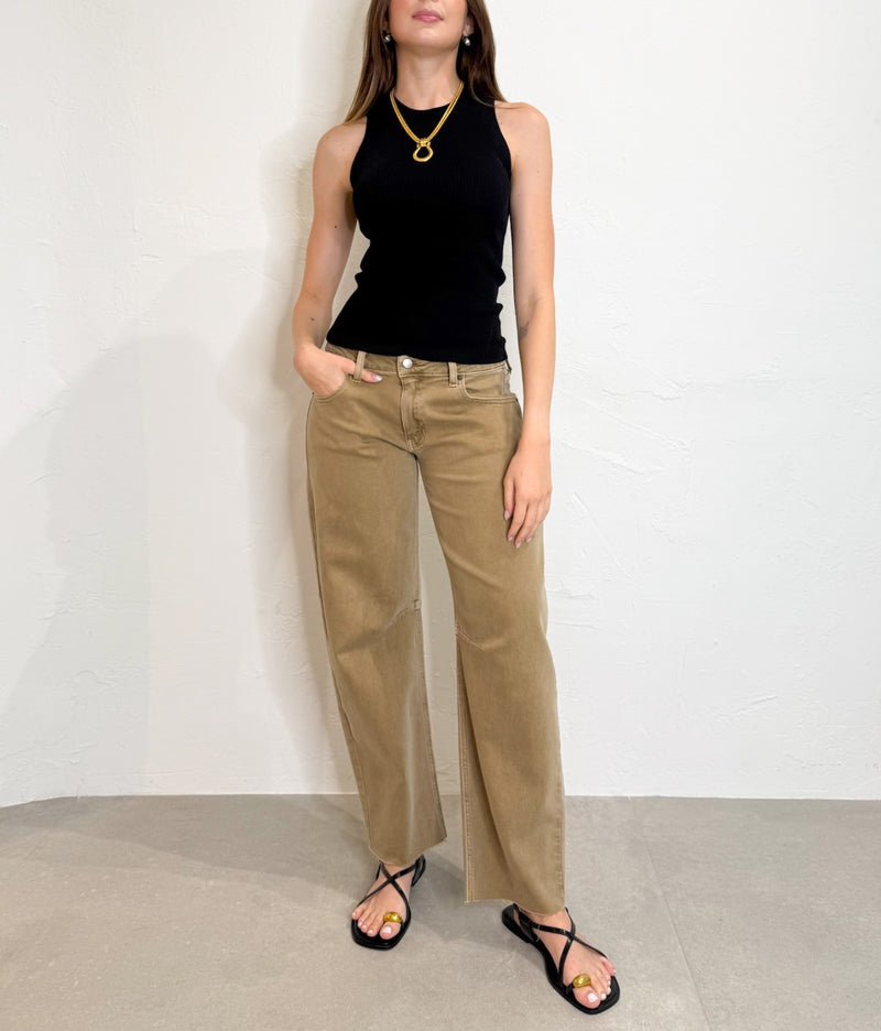 Gianna Jeans in Vintage Khaki