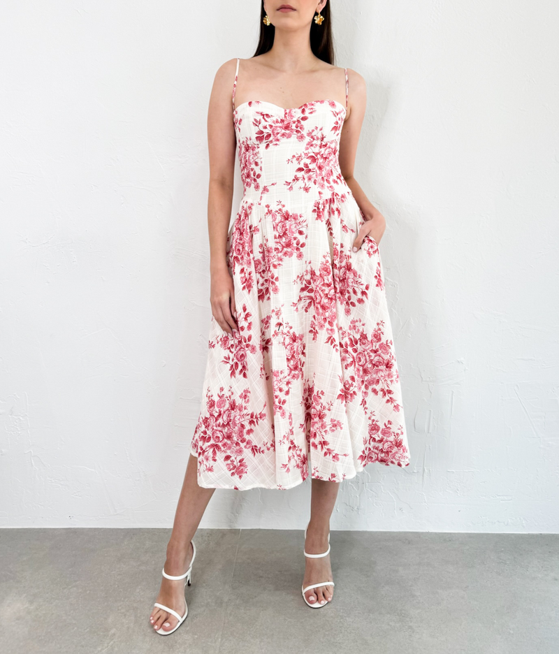 Riley Dress in Wine