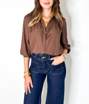 Elsie Top in Cocoa