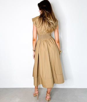 Vera Dress in Latte
