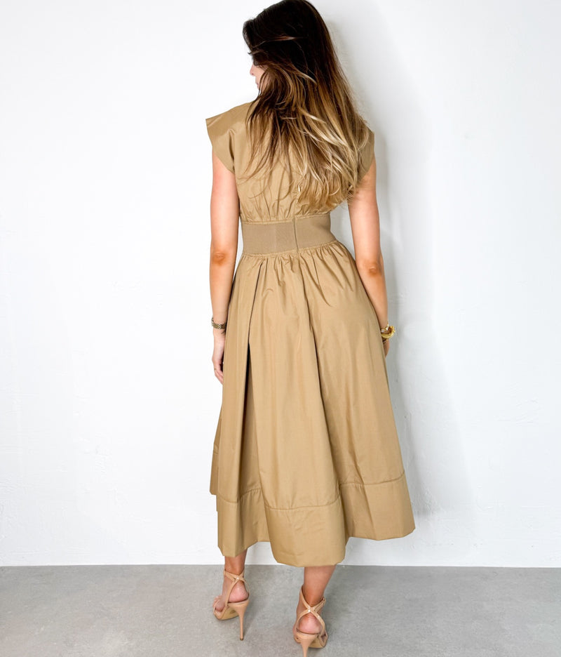 Vera Dress in Latte
